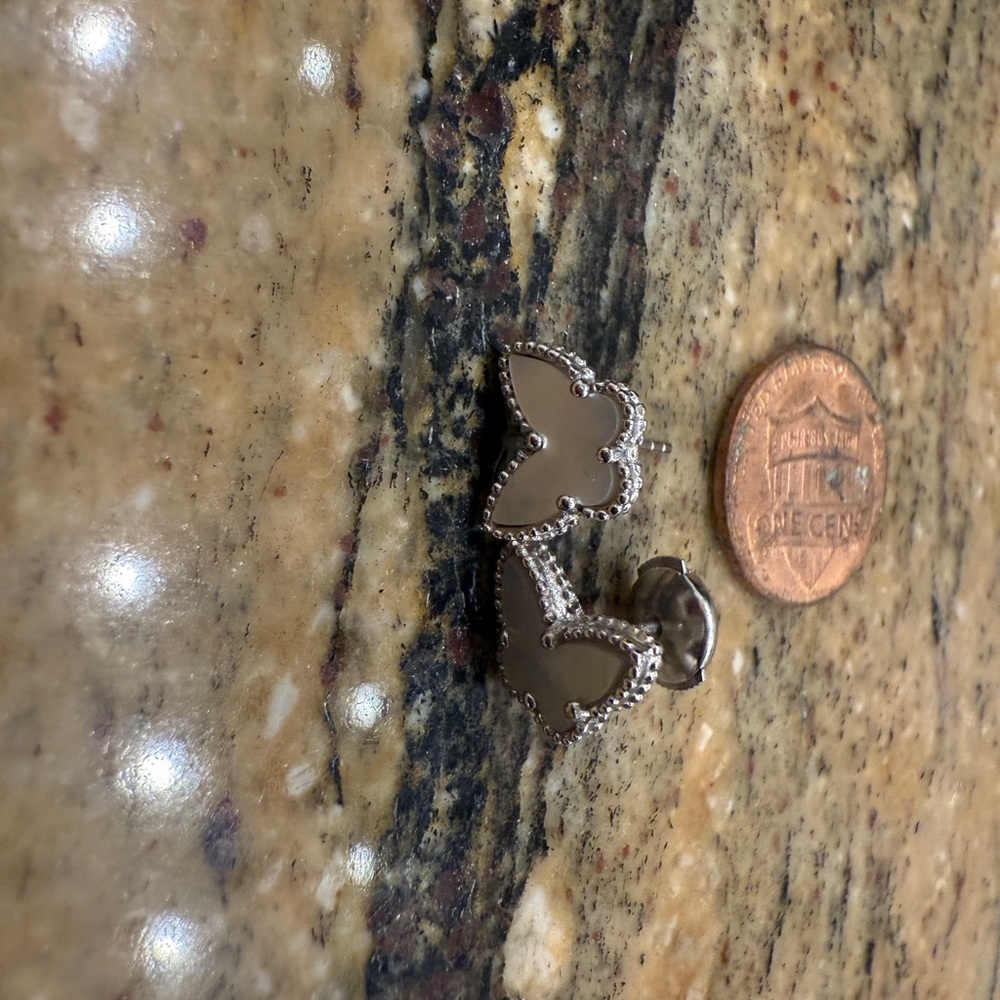 Silver Galloping Horse Earrings